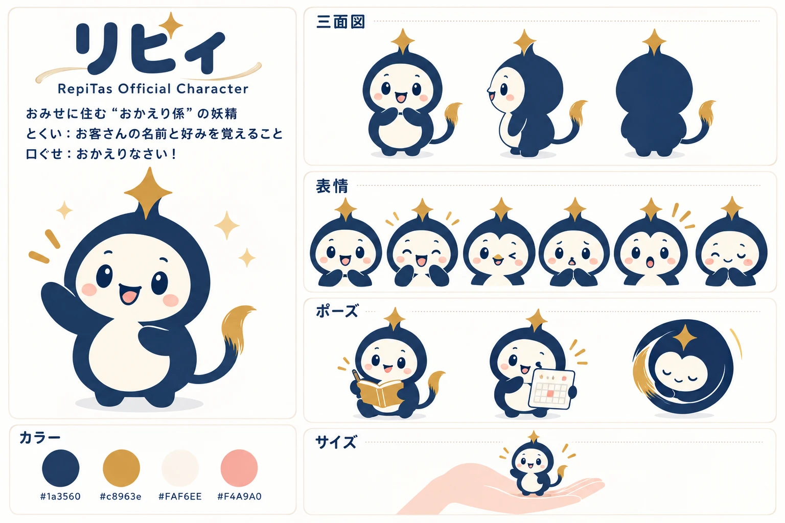 キャラクターシート:サービス公式キャラ